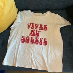 5 a 7 cinq à sept vivre au soleil t-shirt